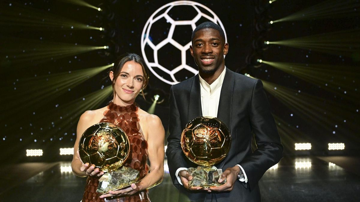 Ousmane Dembélé y Aitana Bonmatí ganan el Balón de Oro a mejores futbolistas de la temporada