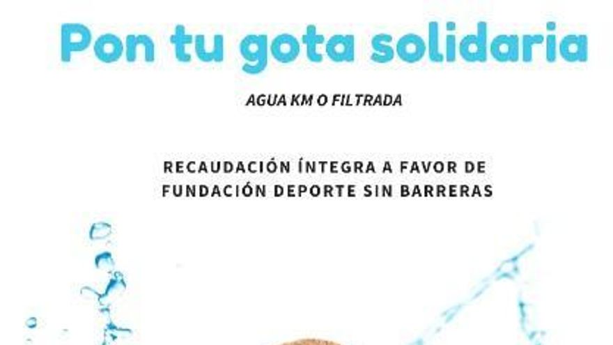 Agua solidaria para la Fundación Deporte Sin Barreras