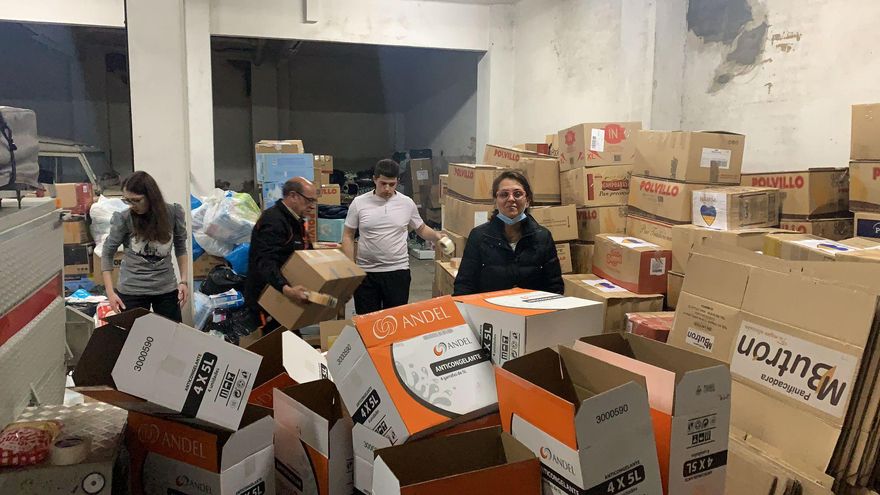 Así es la ayuda a los refugiados en Ucrania que se moviliza desde Sevilla y Huelva