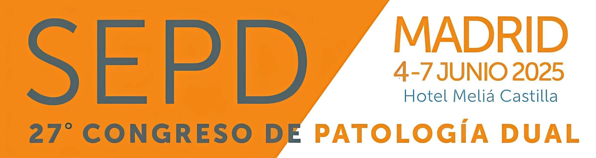 Cartel del 27º Congreso de Patología Dual.