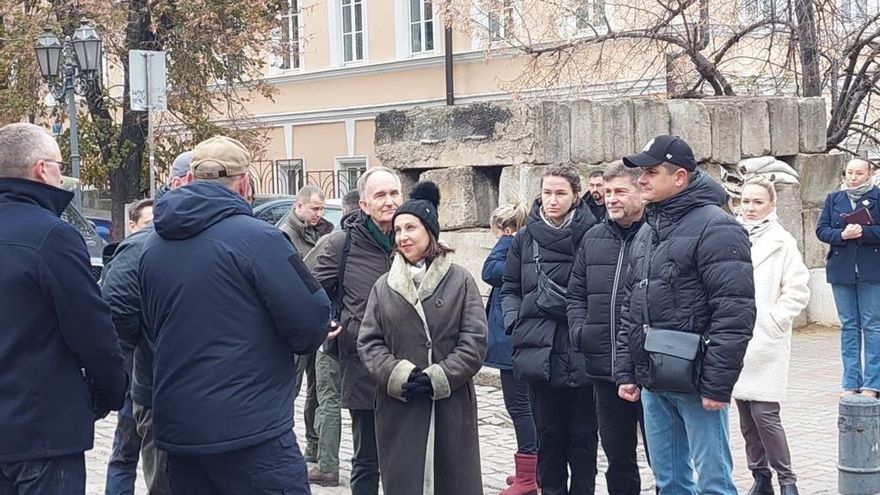 La ministra de Defensa, Margarita Robles, de visita oficial en Odesa, Ucrania