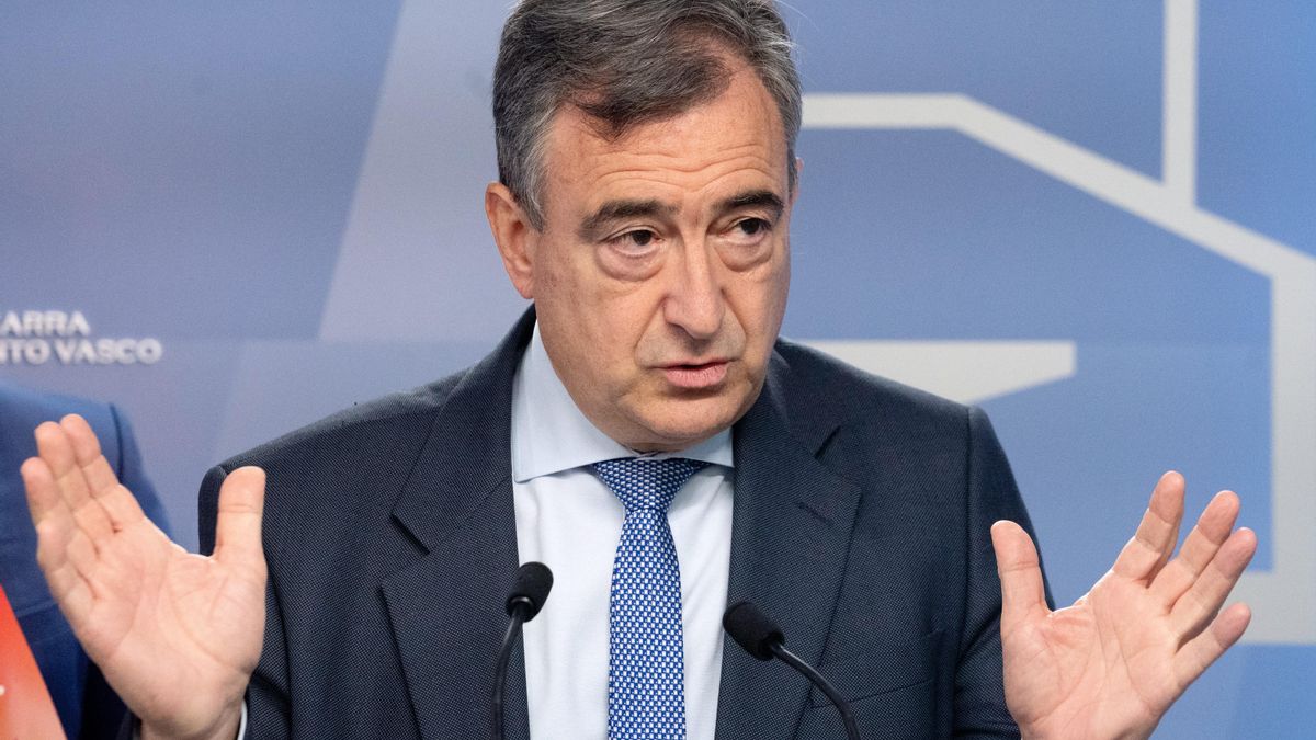 El presidente del EBB del PNV, Aitor Esteban
