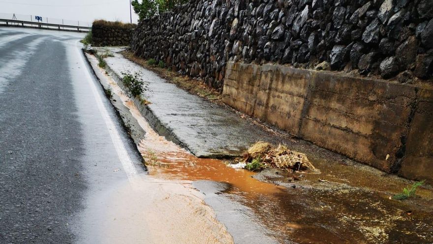 LLuvia este lunes en Breña Alta.