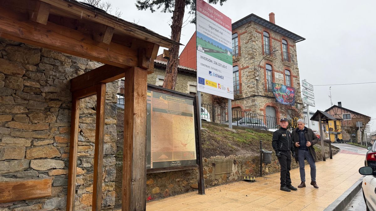 Riello estrena la mejora y humanización de la carretera LE-493 a su paso por la localidad