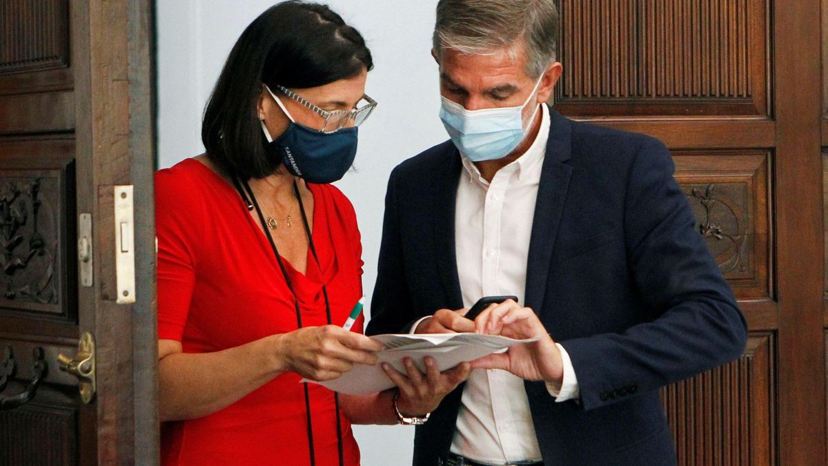La alcaldesa, Gema Igual, y el concejal de Movilidad Sostenible, César Díaz