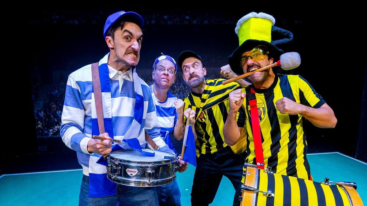 Yllana trae al Teatro Bretón 'GOOL', un espectáculo disparatado que satiriza el mundo del fútbol