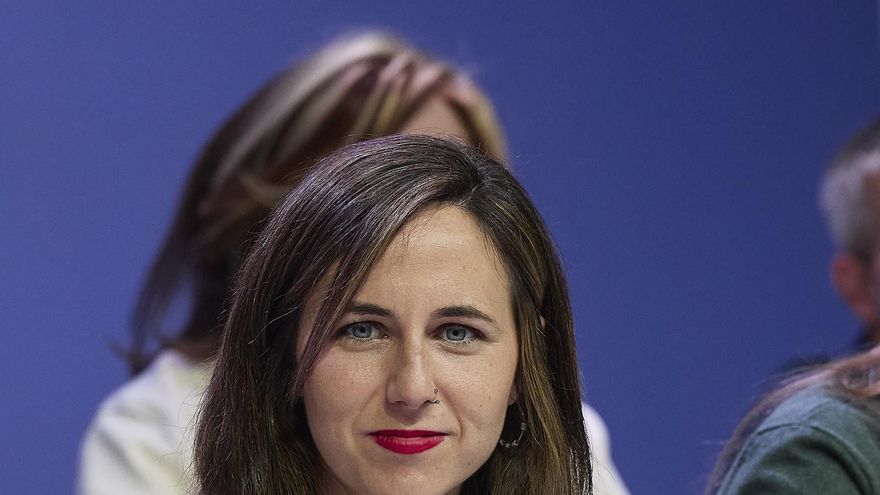 La secretaria general de Podemos, Ione Belarra, durante el Consejo Ciudadano Estatal (CCE) de Podemos, en la sede del partido, a 26 de abril de 2025, en Madrid (España).