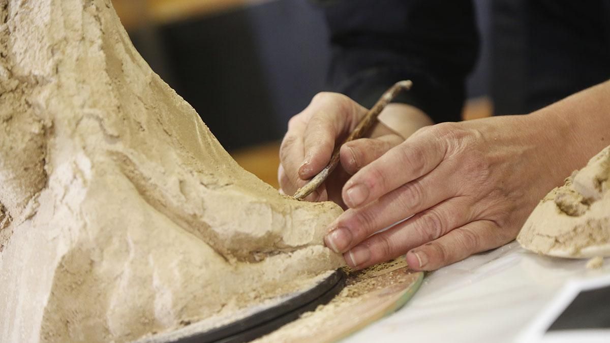 La pintora y escultora Eva Vega