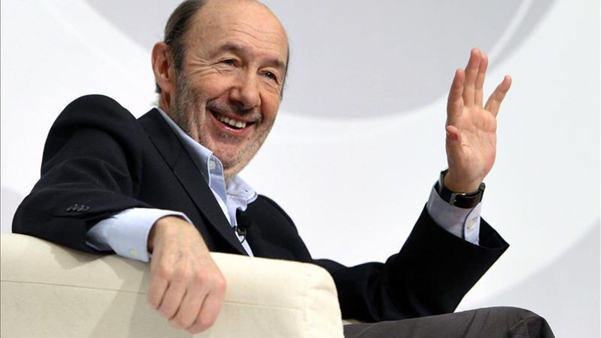 El líder del PSOE, Alfredo Pérez Rubalcaba