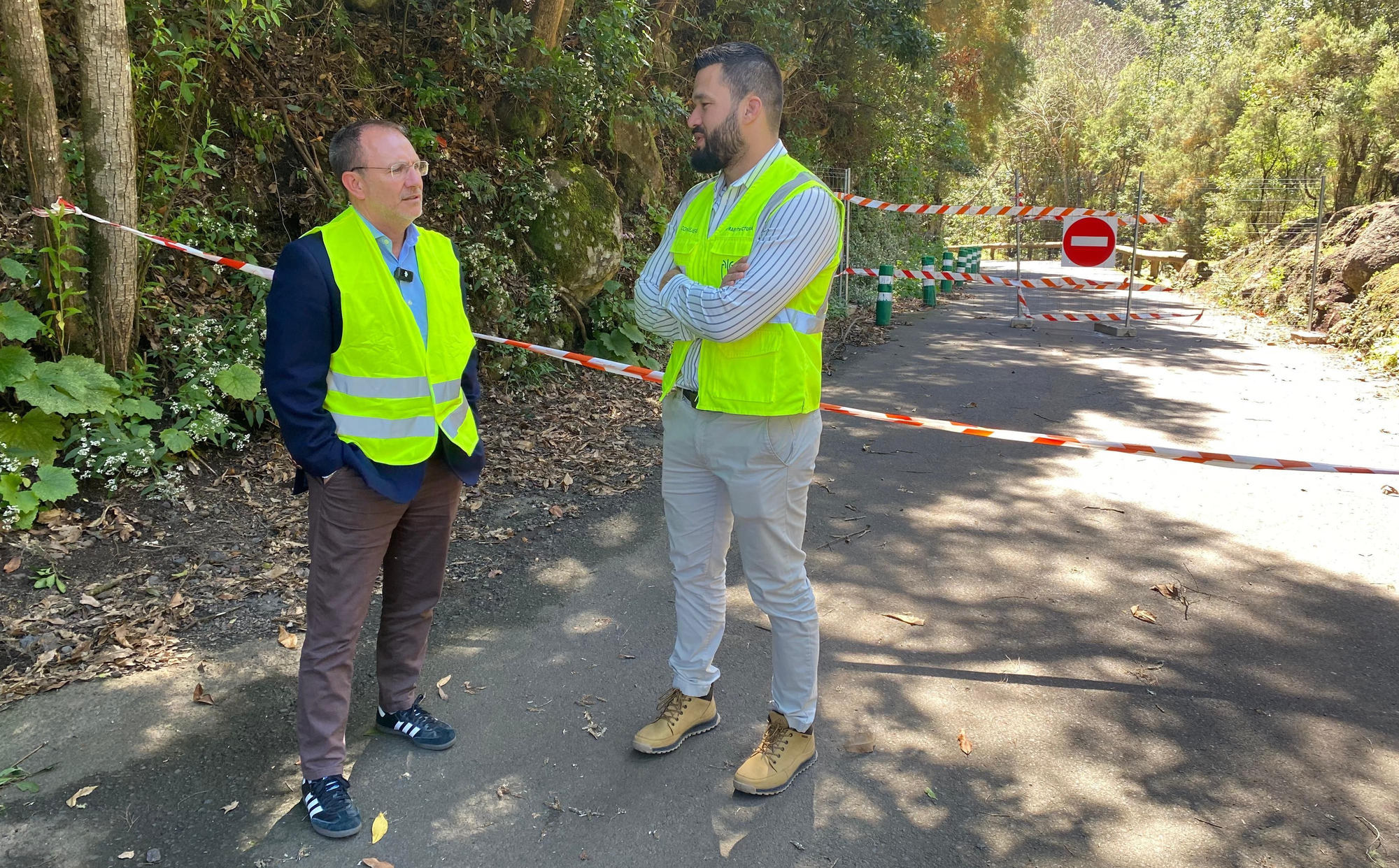 Sergio Rodríguez y Darwin Rodríguez en Los Tilos.