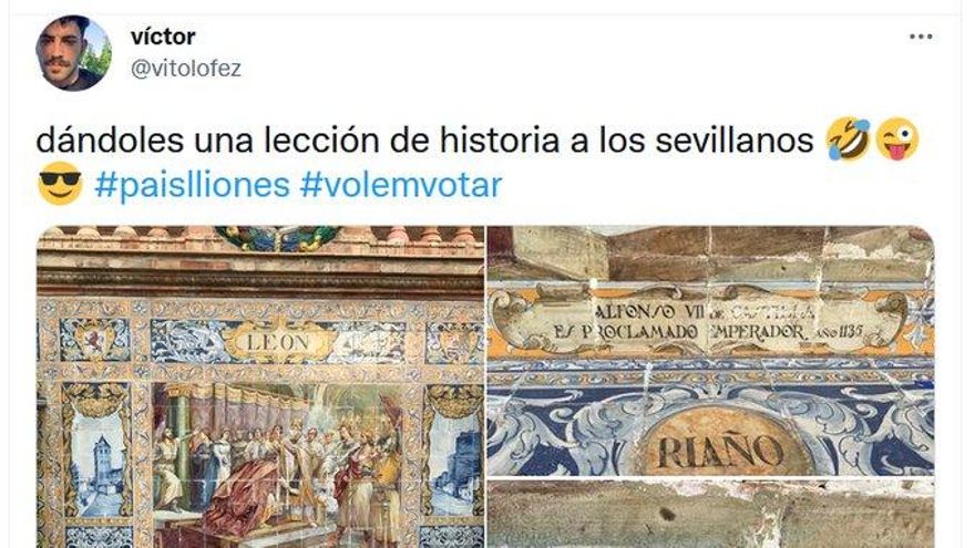 El primer tuit que colgó