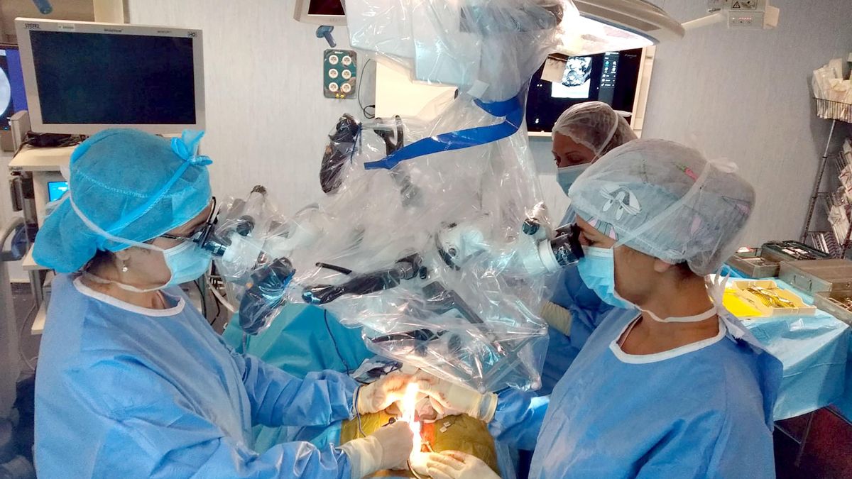 Quirófano de un hospital de Cantabria.