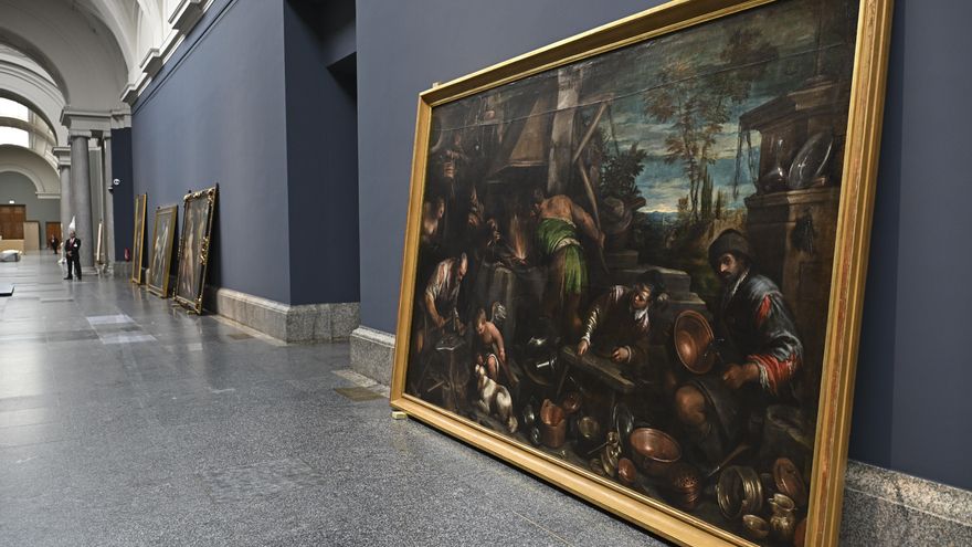 Toca renovar: el Museo del Prado pinta su galería central de un profundo azul