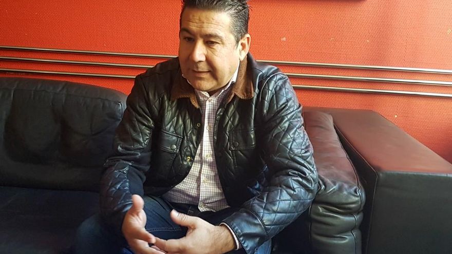 El candidato a secretario general de UPL Luis Mariano Santos.