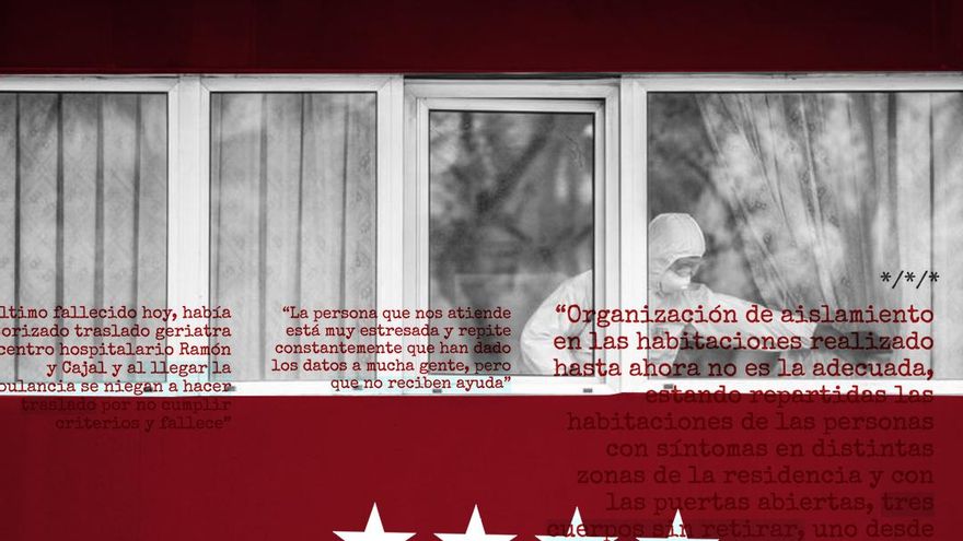Las actas de la Comunidad Madrid sobre muertes en residencias: "No fueron admitidos en el hospital ni tuvieron paliativos"
