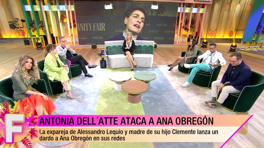 Antonia Dell'Atte aclaró en 'Fiesta' la supuesta indirecta que escribió a Ana Obregón por Instagram