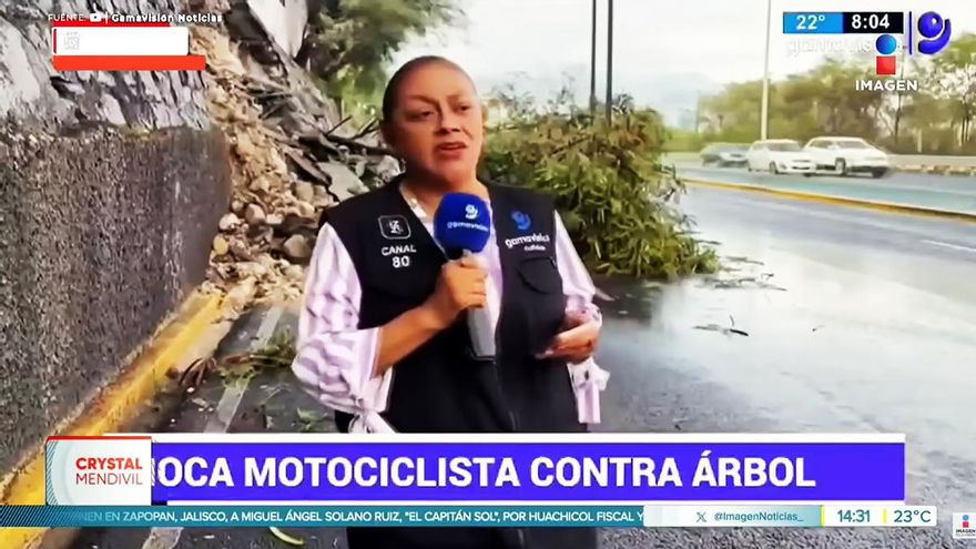 Herida una reportera mexicana al ser atropellada por un coche mientras realizaba una conexión en directo en TV