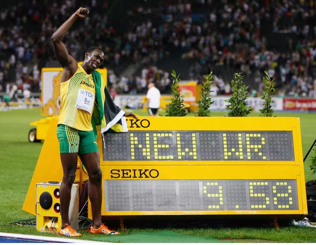 Usain Bolt tiene el récord mundial de los 100 metros desde 2009