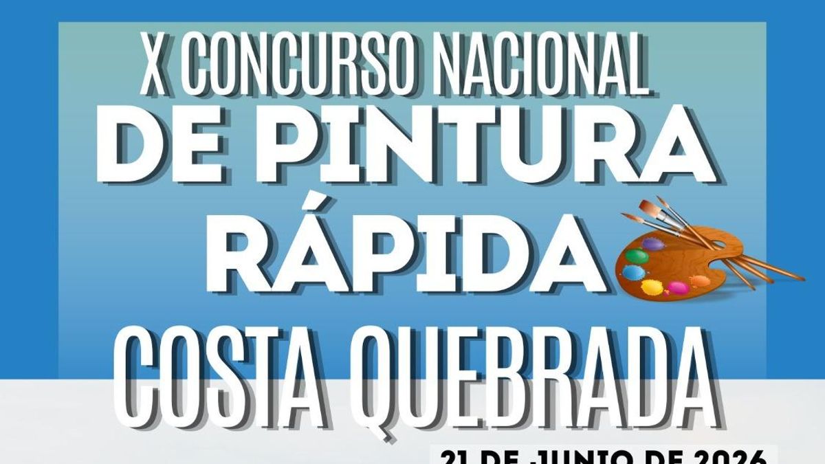 El X Concurso Nacional de Pintura Rápida Costa Quebrada se celebra el próximo 21 de junio