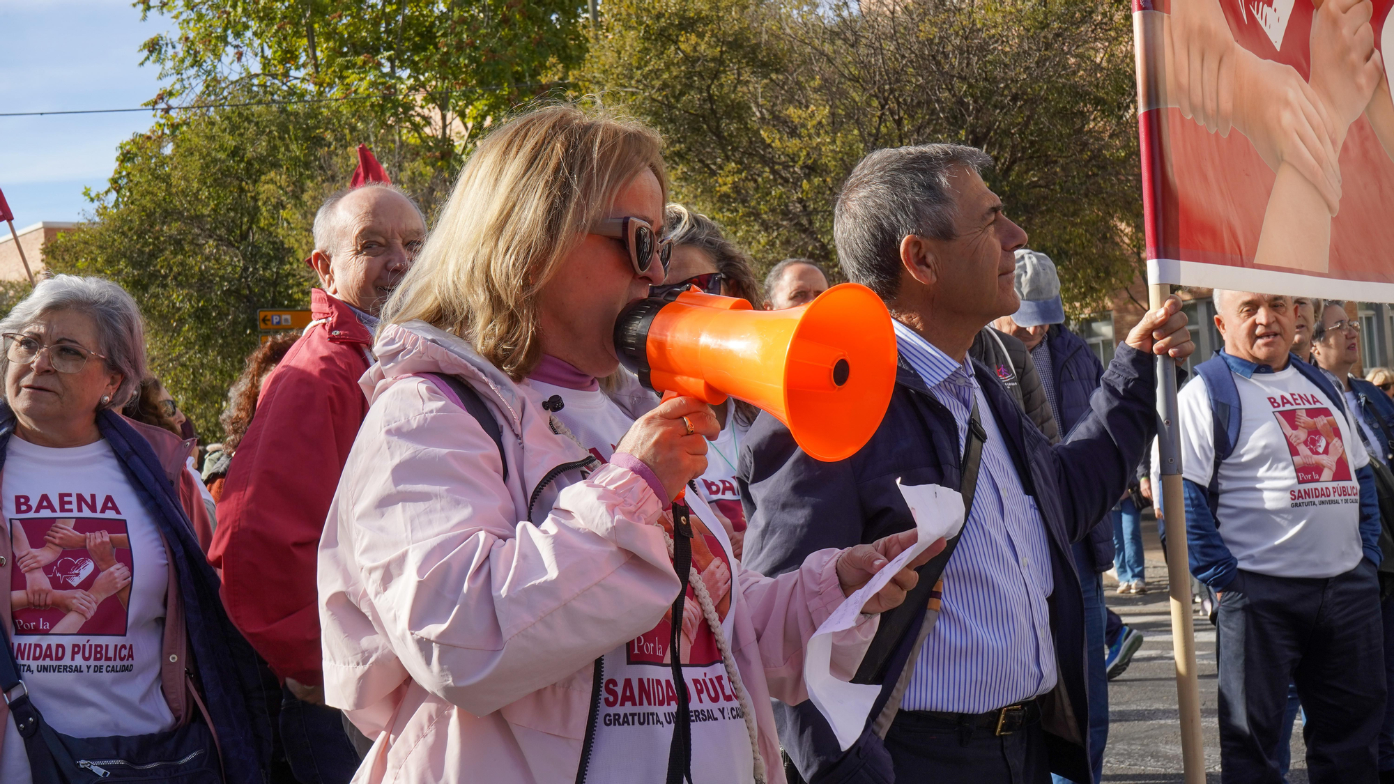Manifestación en defensa de la sanidad pública