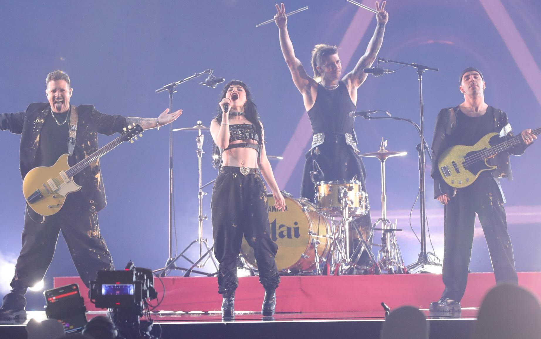 KITAI en su actuación de la primera semifinal del Benidorm Fest 2026