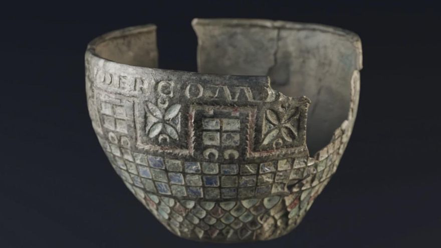 Sorpresa en Soria: aparece una copa romana del norte britano que enumera fortalezas del Muro de Adriano