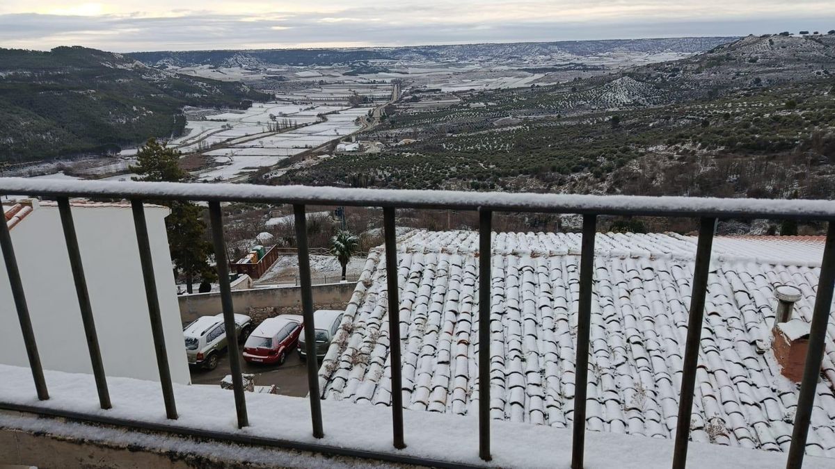 La nieve deja sus primeros copos en Castilla-La Mancha con una quincena de incidencias