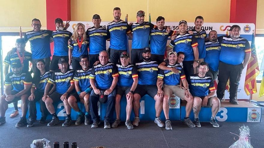 Diez podios para Canarias en el Campeonato de España de tiro olímpico