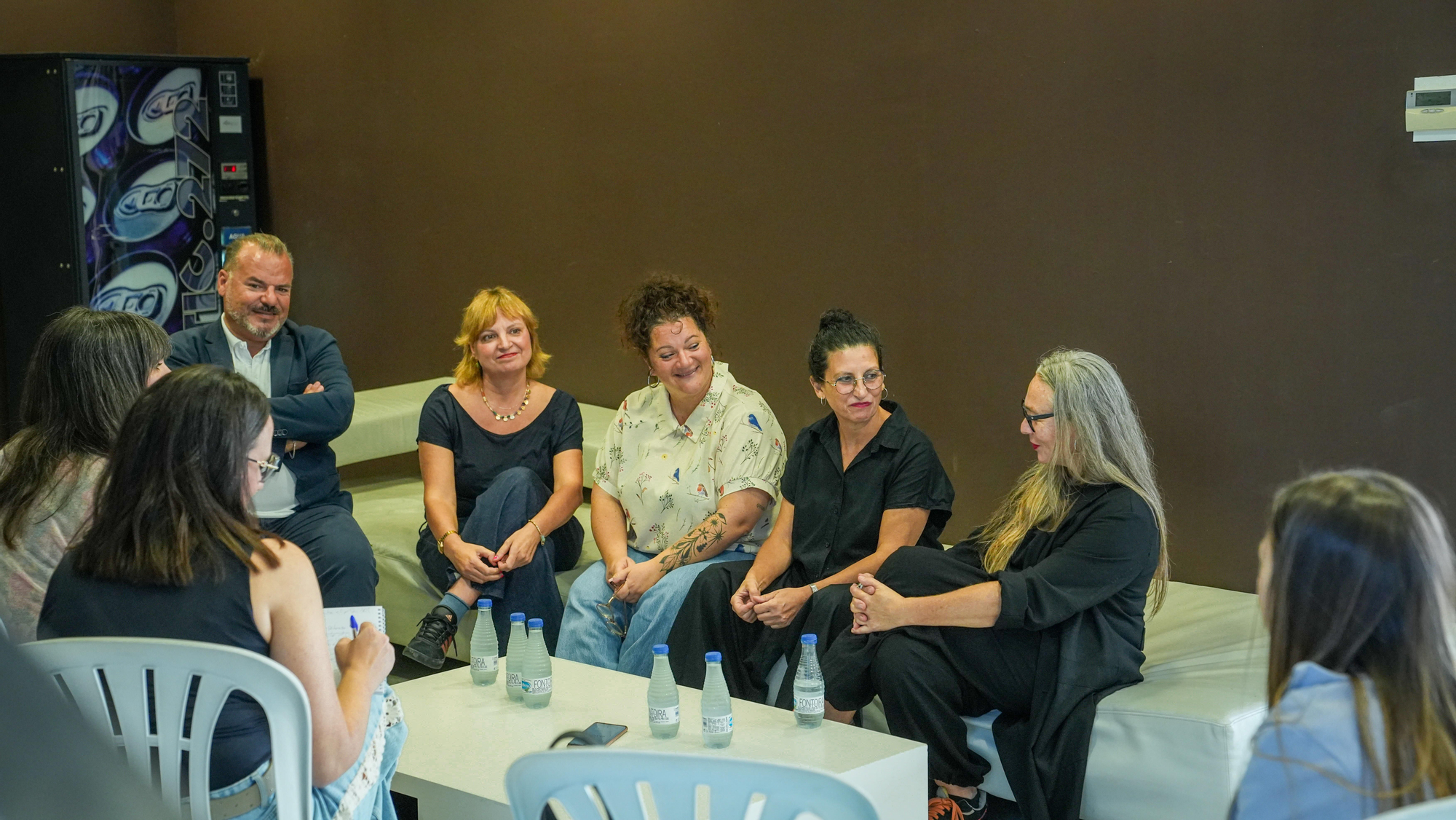 Los creadores Manuel Ruiz, Margarita Merino, Pepa Ortuño y Nieves Pedraza presentan sus proyectos desarrollados en el Teatro de la Axerquía