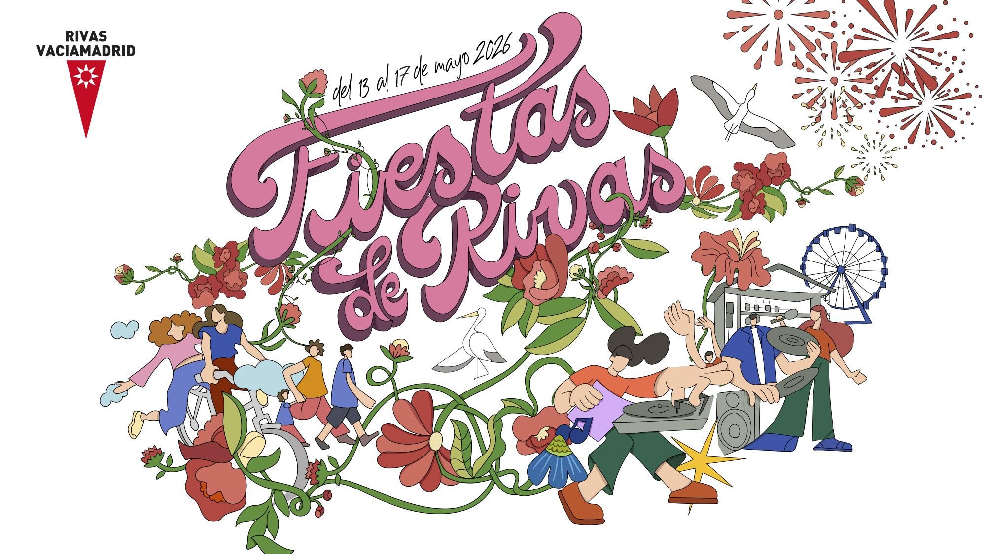 Cartel de las Fiestas de Rivas 2026