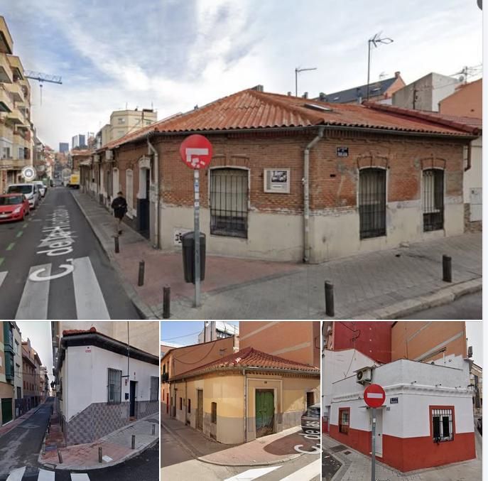 Algunas esquinas, incluyendo la que ahora ha sido enfoscada