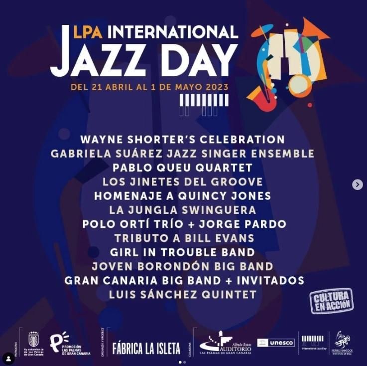 Cartel del LPA International Jazz Day