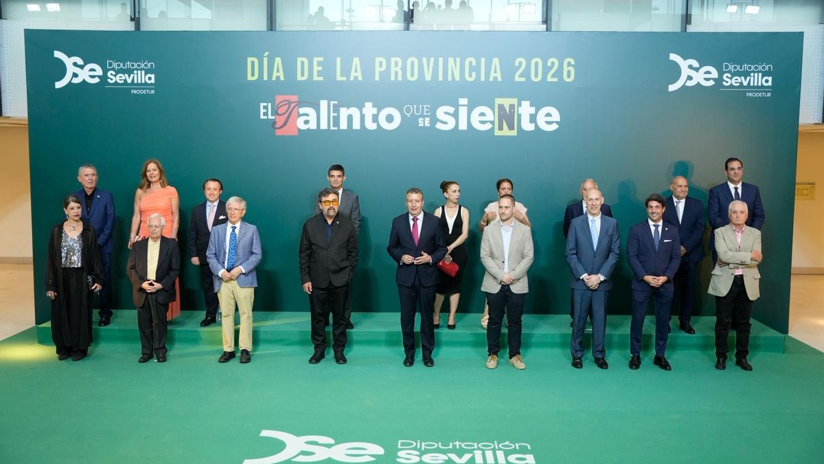 La Diputación de Sevilla premia el talento de personas y entidades de la provincia "ejemplos de esfuerzo y sacrificio"