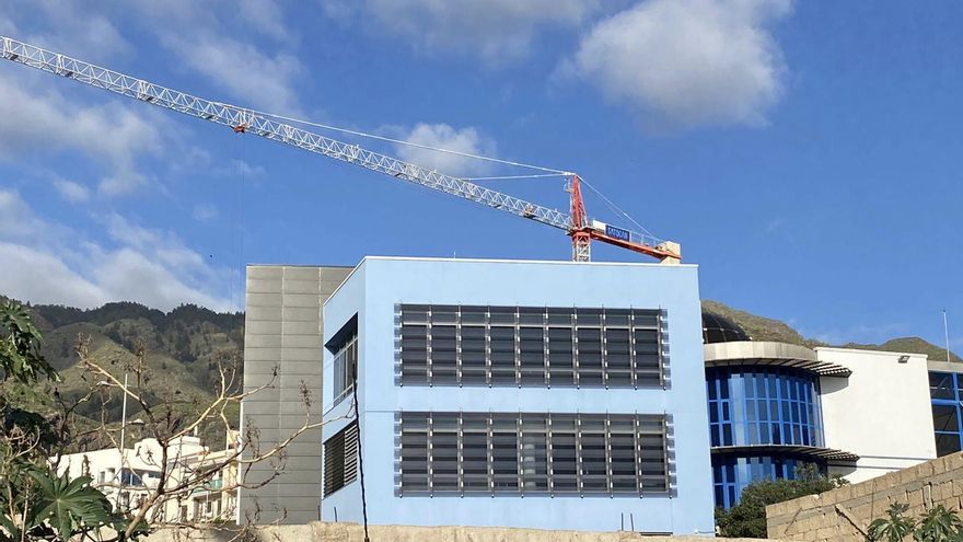 Obras en el auditorio municipal de Adeje