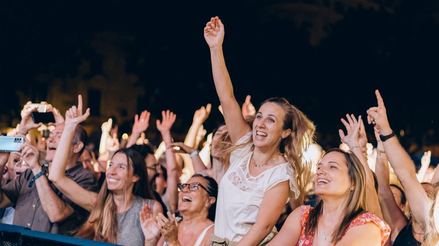 El público entregado en el concierto 'Un país para escucharlo'.