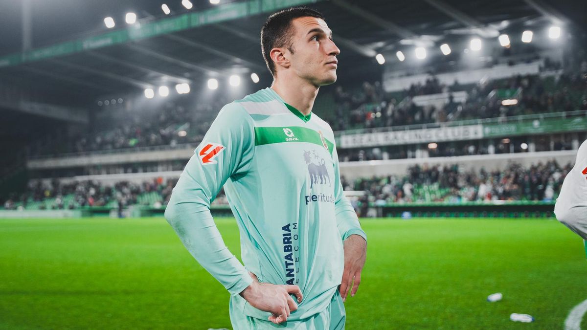 Plamen Andreev, portero del Racing.