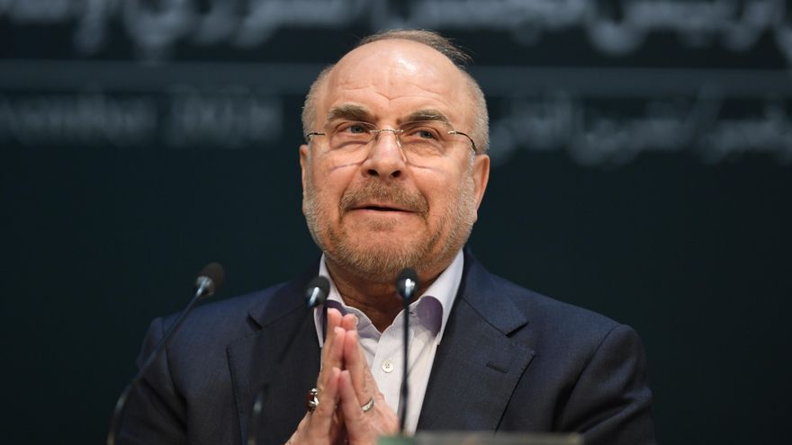 El presidente del parlamento de Irán, Mohammad Baqer Qalibaf.