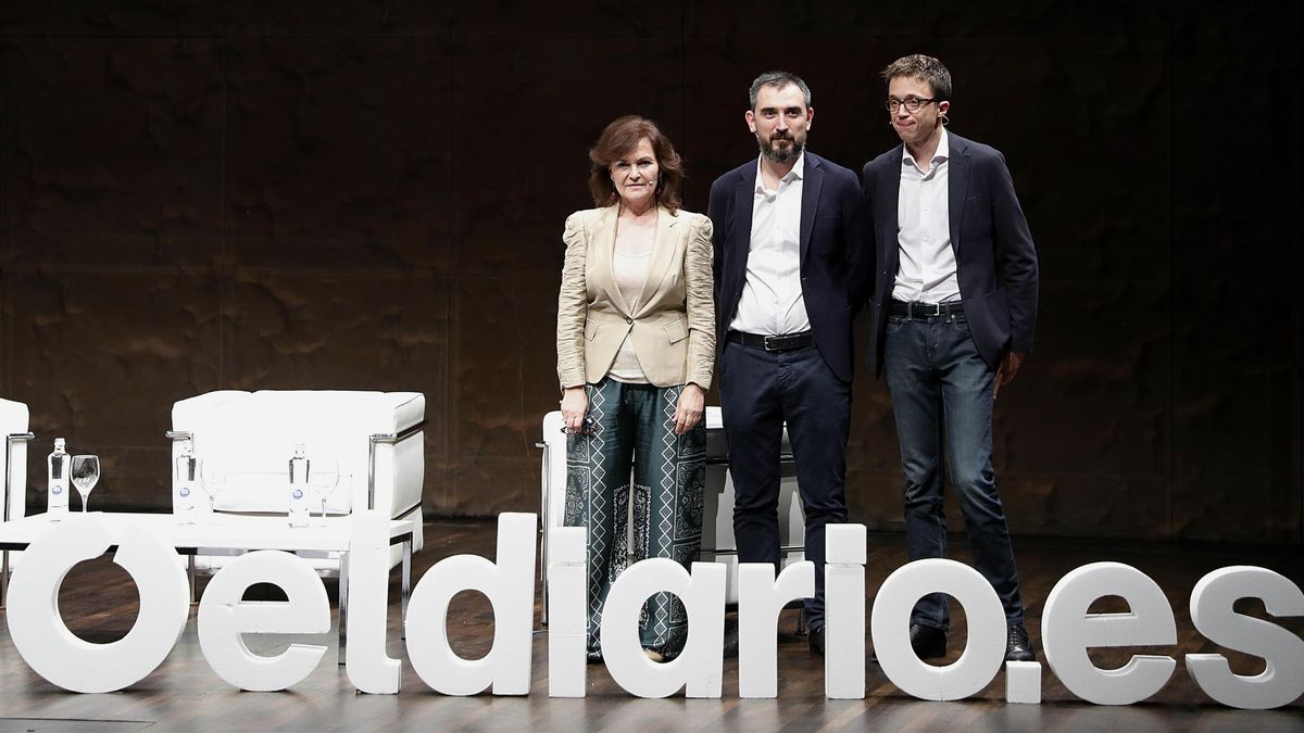 FOTOS | El debate entre Carmen Calvo e Íñigo Errejón sobre el futuro de la izquierda, en imágenes