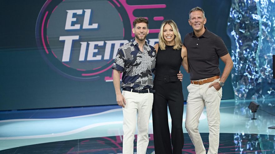 César Muñoz, María Ruiz y Joaquín Prat, en 'El tiempo justo'