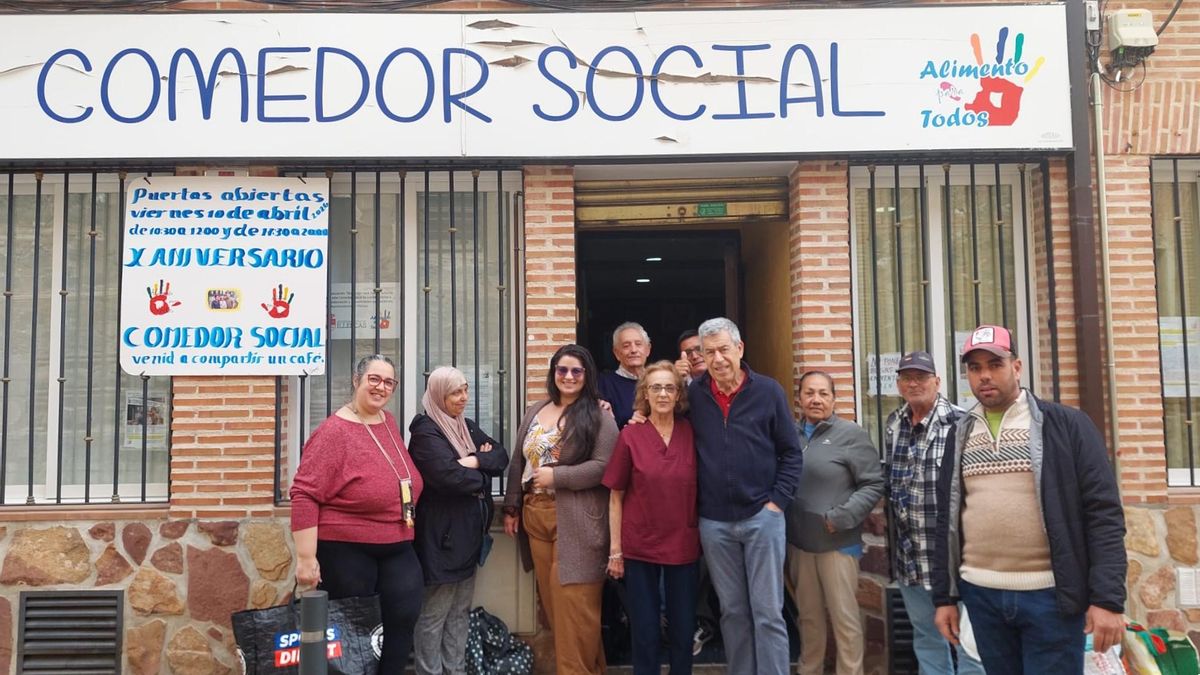 El comedor social autogestionado alimenta derechos humanos en la zona de contacto entre Madrid y Toledo
