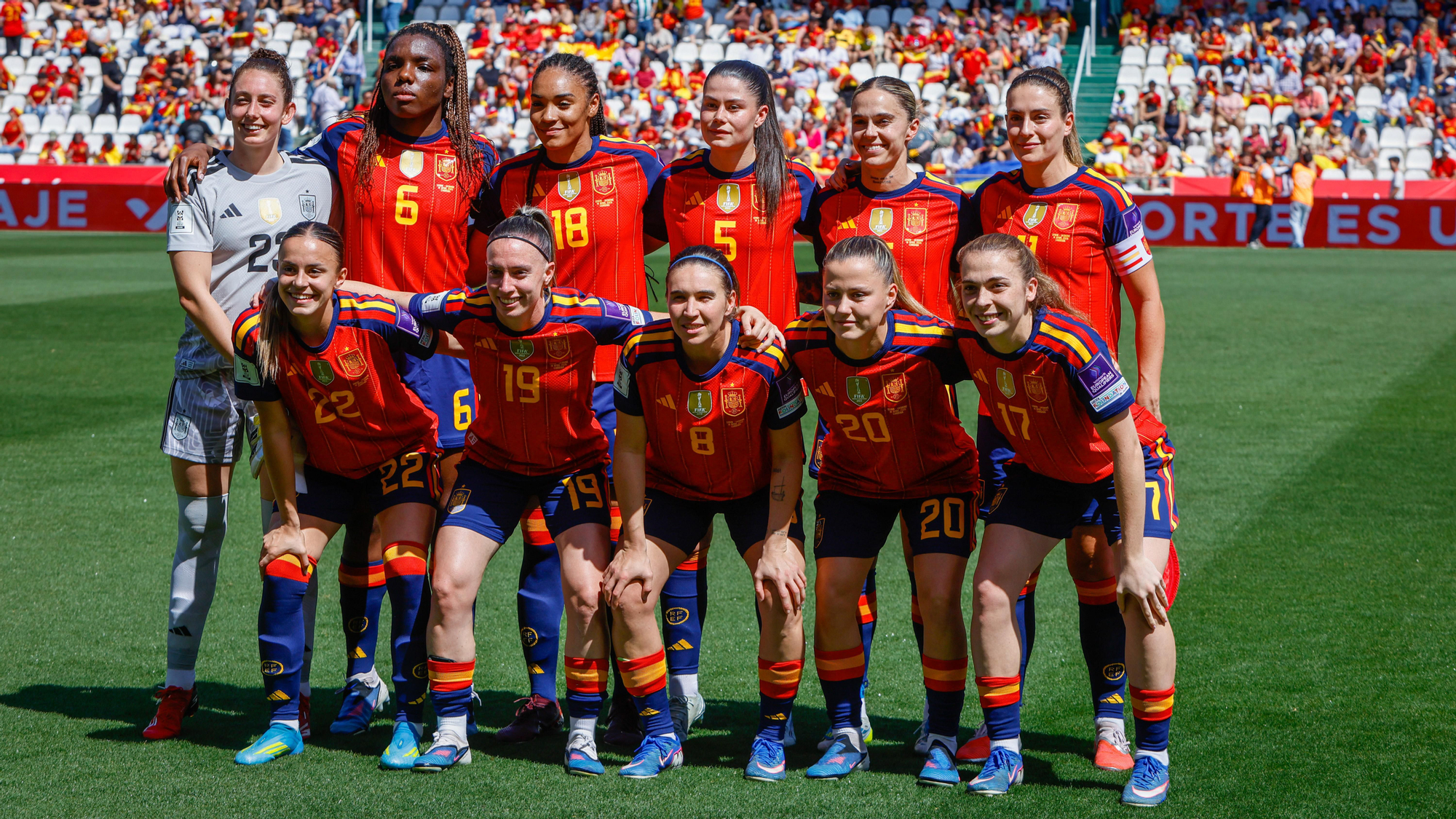 El partido de la selección femenina España - Ucrania