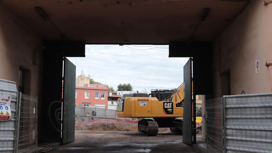 Obras en la antigua finca de la familia de la diputada de CC en el Congreso, Ana Oramas, para la construcción de un nuevo Mercadona.