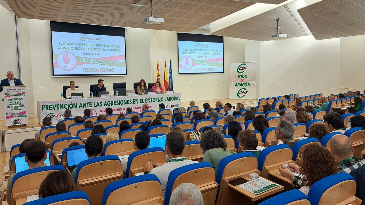 Los empleados públicos aragoneses sufren un millar de agresiones al año, sobre todo sanitarios y docentes