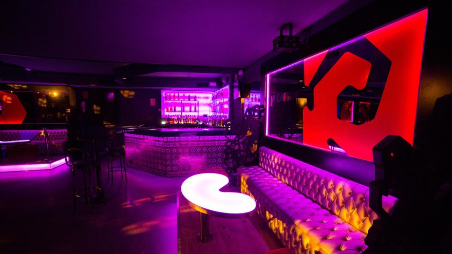 Interior de la discoteca en la ciudad de Madrid.