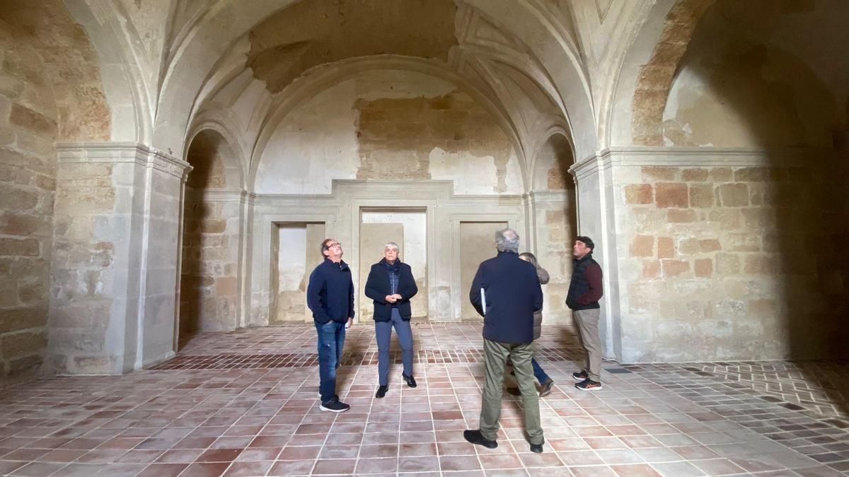 La Junta finaliza la reparación de bóvedas y muros del Monasterio de Sandoval