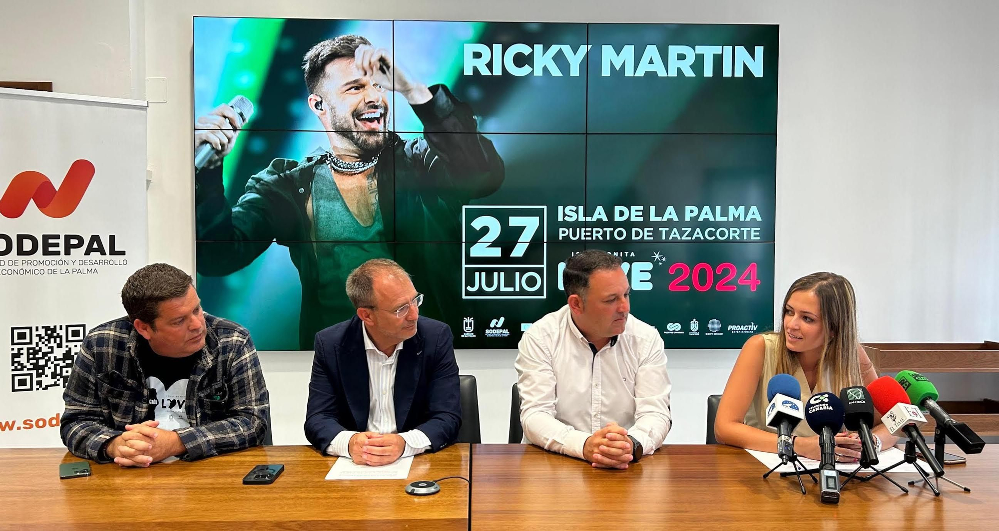 Presentación del Isla Bonita Love Festival 2024.