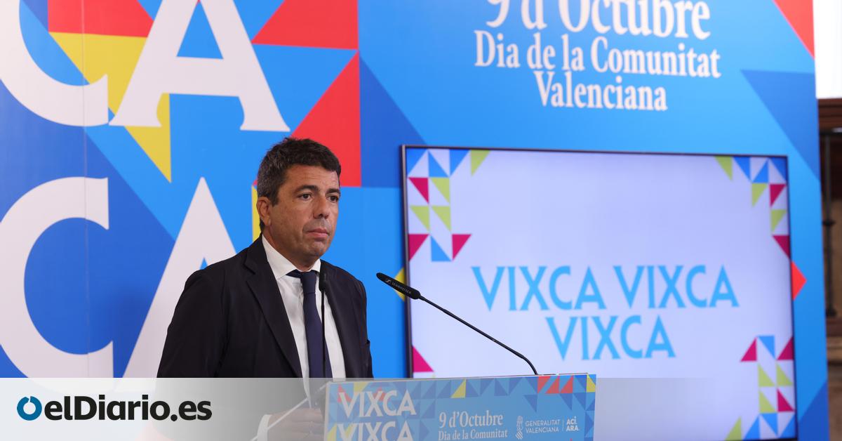 Mazón distribuirá un millar de músicos en los actos del 9 d'Octubre ante las previsibles protestas por la dana