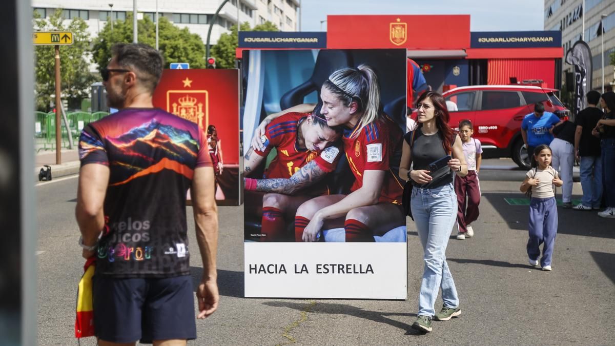 Fanzone de la Selección Española de Fútbol Femenina