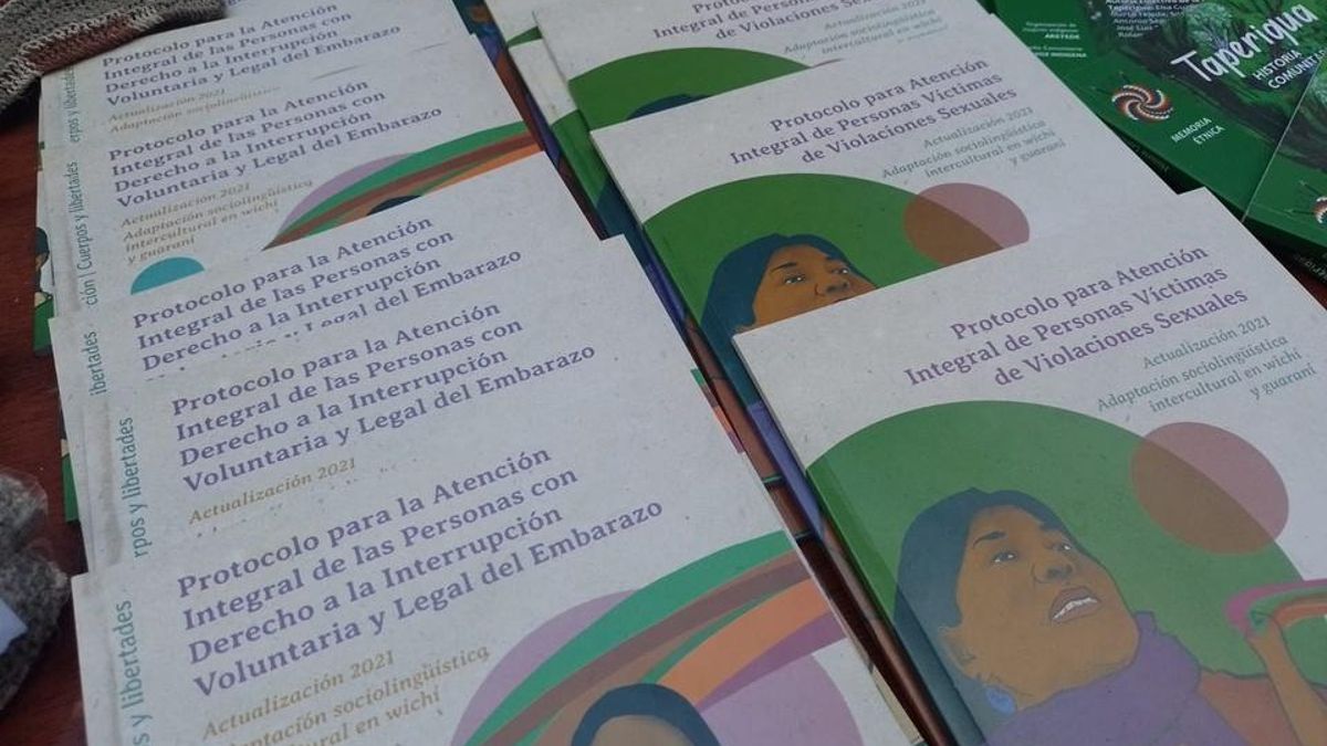 Información: clara pero también accesible. Traducidas al wichí, guaraní, toba y chorote, las cartillas “Cuerpos y libertades” fueron creadas por mujeres.