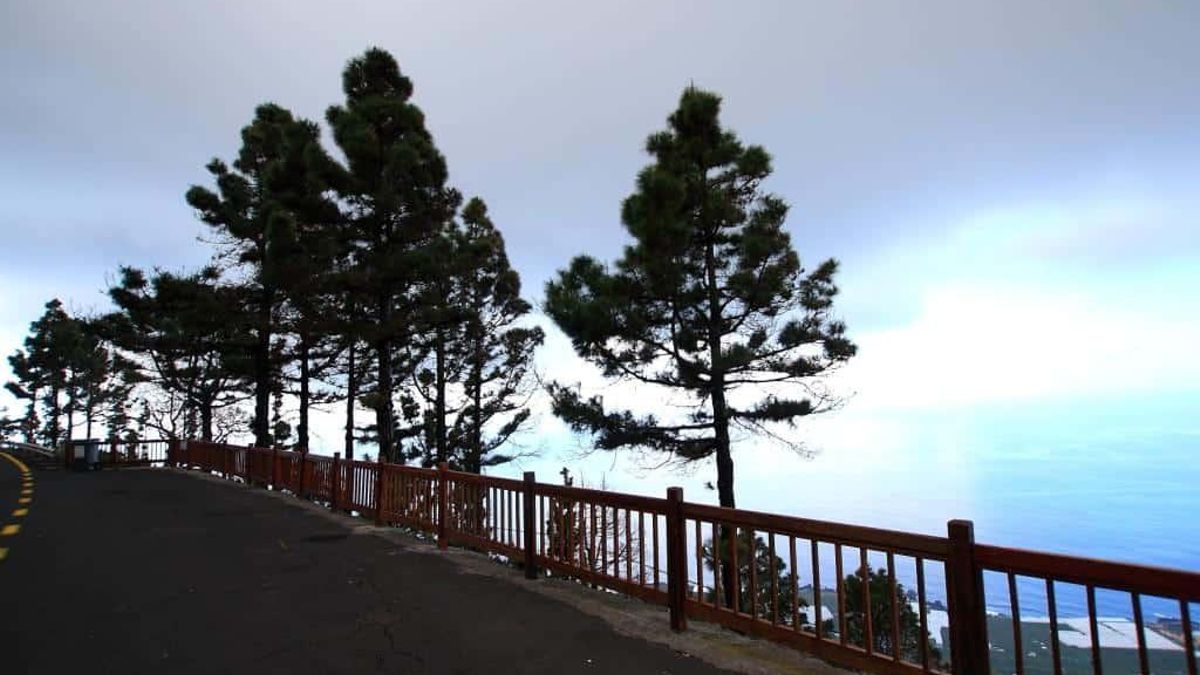 Imagen de archivo  del mirador de Las Indias,  en Fuencaliente